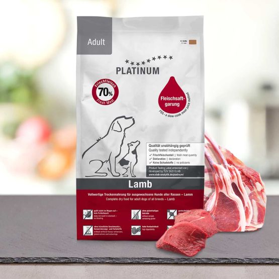 Platinum : Croquettes Chien Adult Agneau & Riz