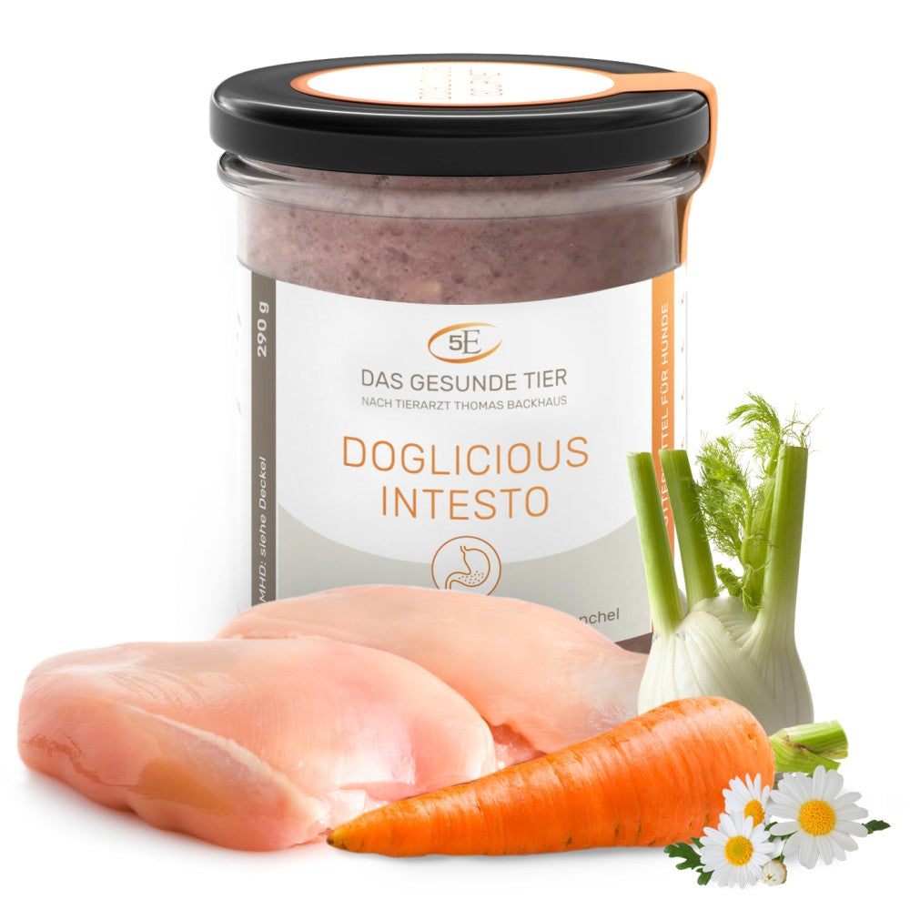 Das Gesunde Tier Doglicious Intesto - Hühnchen mit Karotte, Kamille & Fenchel