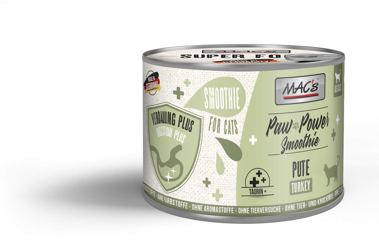 Mac's Cat Paw Power Smoothie Digestion Plus Dinde