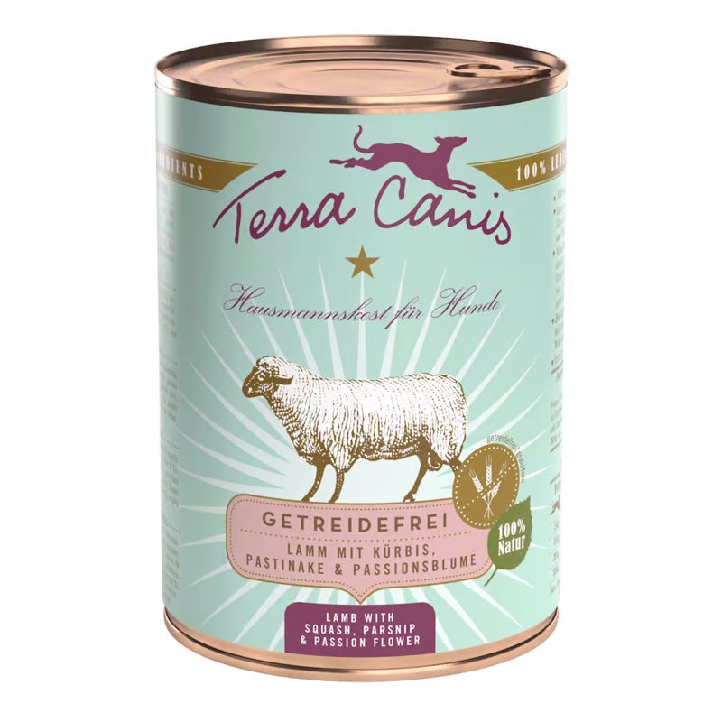 Terra Canis Sensitive Adult Agneau, Citrouille, Panais & Passiflore