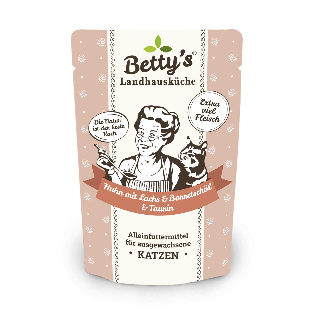 Betty's Cat Landhausküche Poulet avec Saumon & huile de bourrache