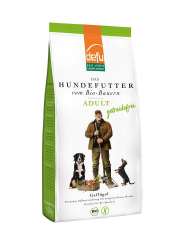 Defu Dog Adult Sans céréales Volaille Bio