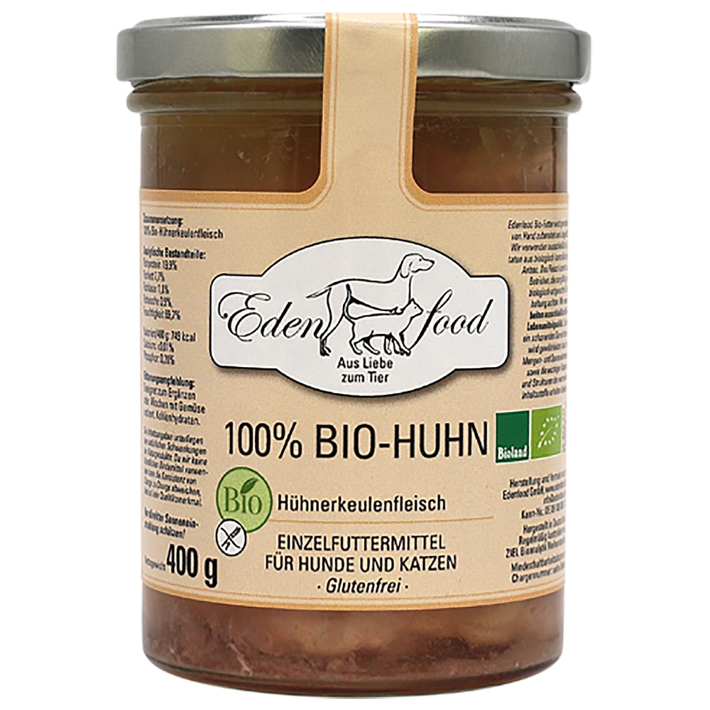 Edenfood : Viande pure 100 % Poulet bio