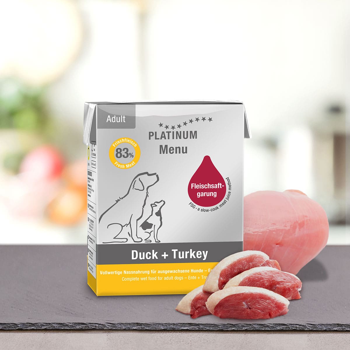 Platinum : Pâtée Chien Adult Canard & Dinde
