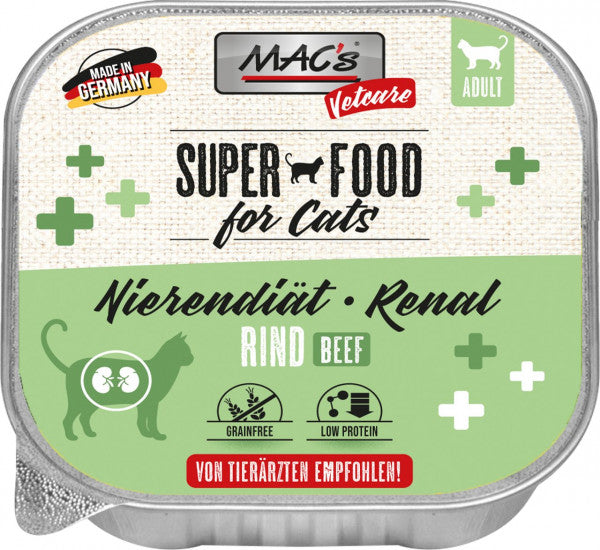 Mac's Cat Vetcare Nierendiät Rind