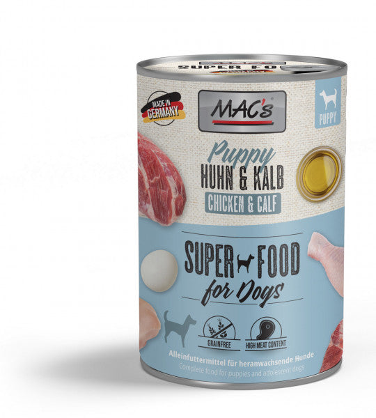 Mac's : Dog Chiot Poulet & Veau