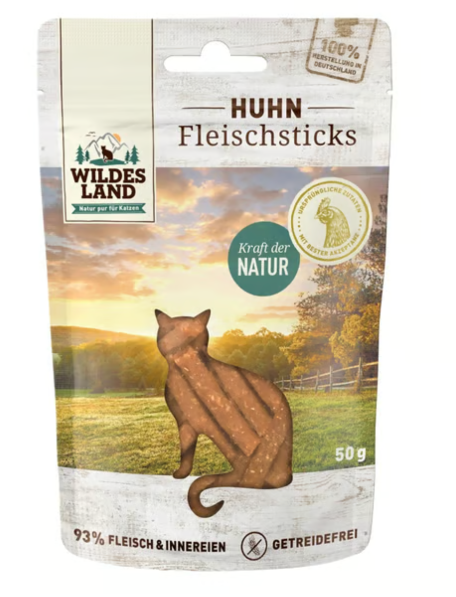 Wildes Land Fleischsticks Pur Huhn