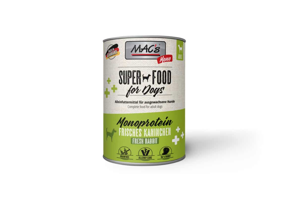 Mac's Dog Mono frisches Kaninchen