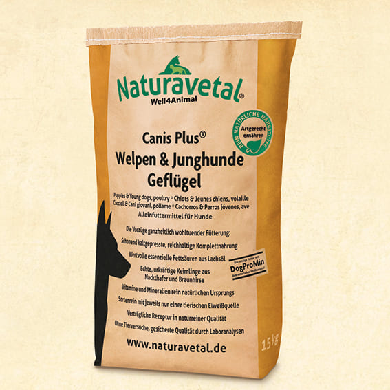 Naturavetal : Croquettes Chiot & Jeune Chien Volaille Canis Plus