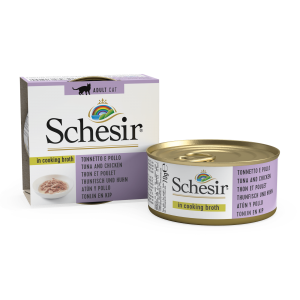 Schesir : Cat Bouillon Thon & Poulet