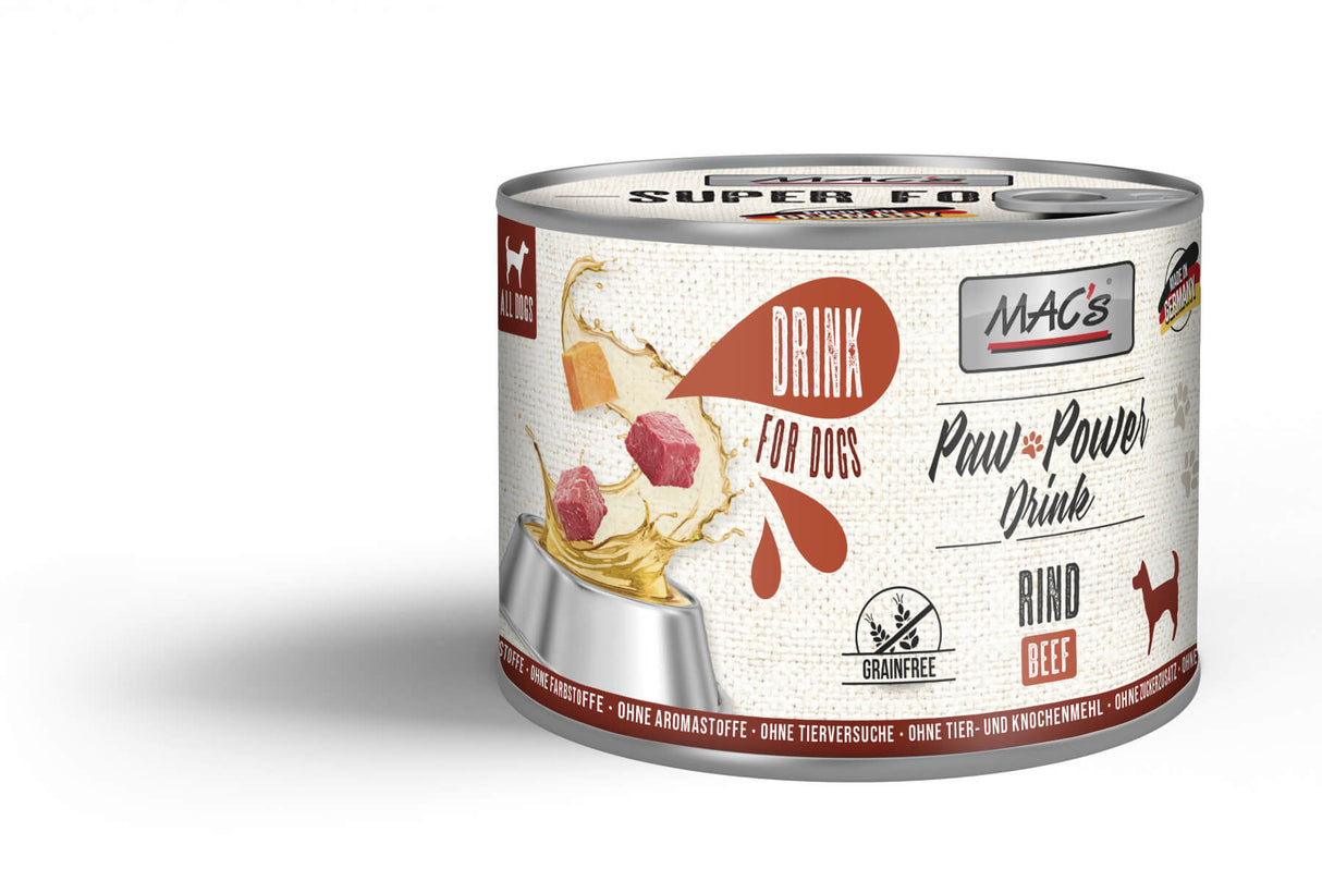 Mac's Hund Pfoten-Power-Drink Rind