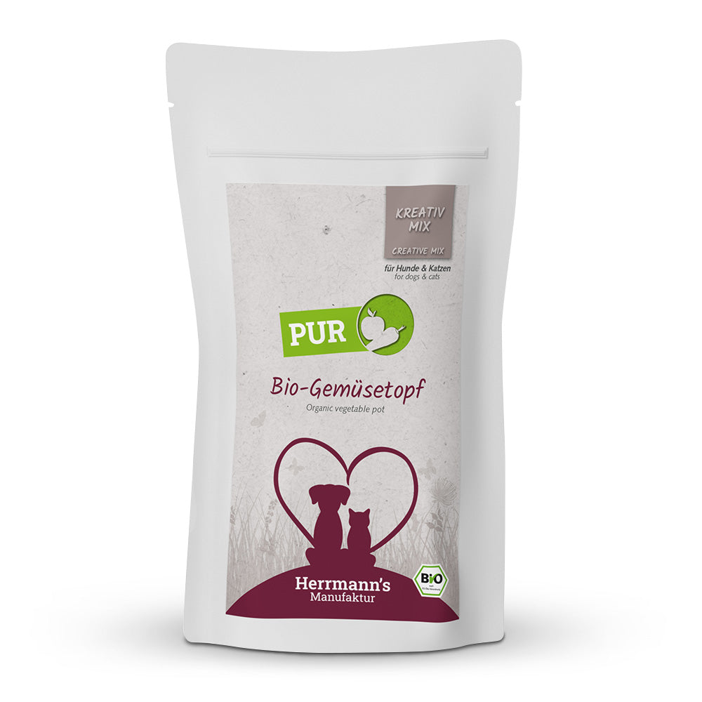 Herrmann's Dog/Katze Adult Kreativ-Mix Pur Bio-Gemüsetopf