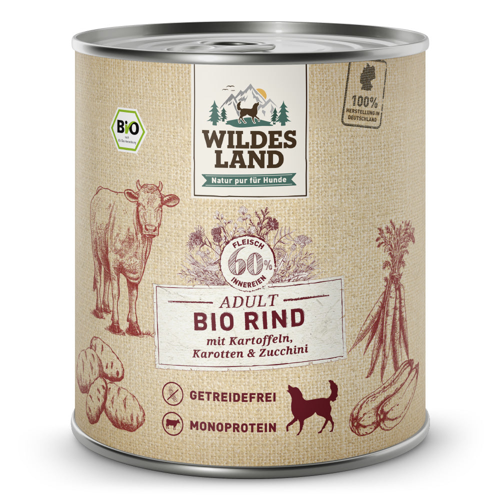 Wildes Land : Bio Bœuf avec Pommes de terre & Courgettes