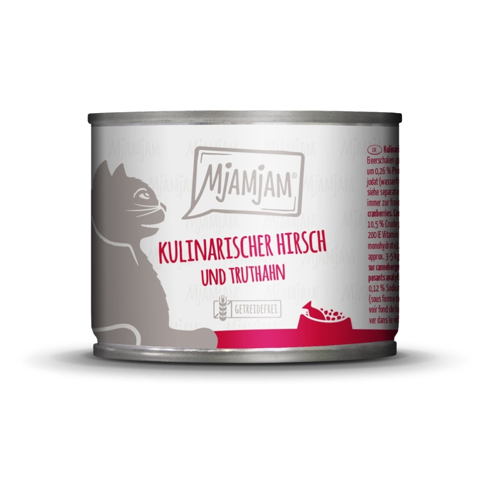 MjAMjAM Cat Cerf culinaire avec Dinde & Cranberries