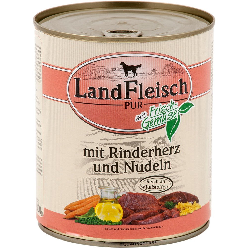 LandFleisch Dog Adult Cœur de bœuf & Nouilles
