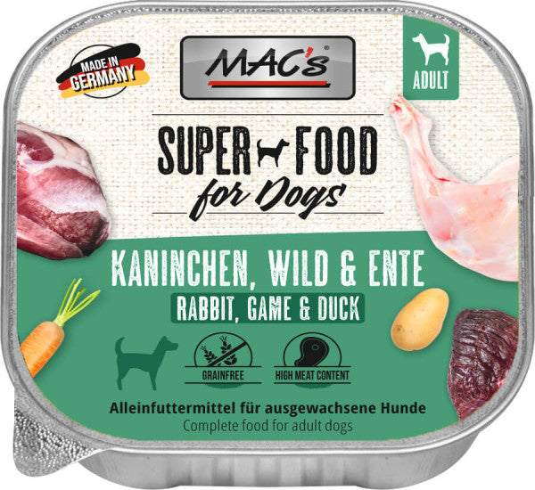Mac's Hund Kaninchen, Wild & Ente