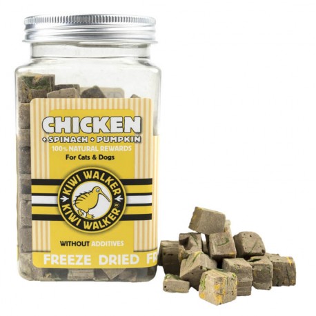 Kiwi Walker Foie de poulet lyophilisé + épinards + potiron