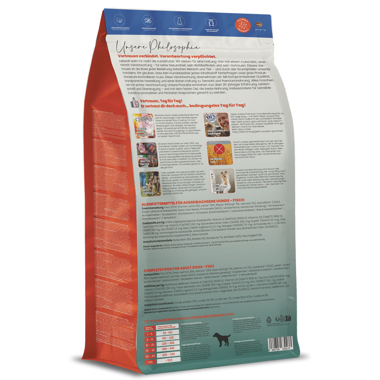 LEITWOLF Selected OCEAN FISH Poisson & Pomme de terre