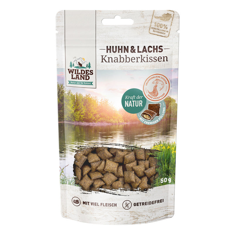 Wildes Land : Coussins croustillants Poulet & Saumon
