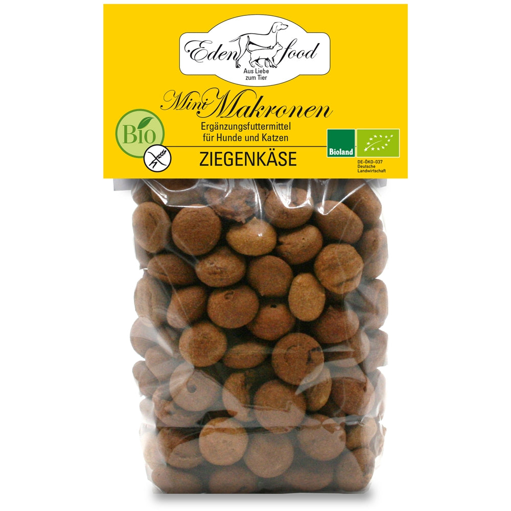 Edenfood Chien Macarons Bio Mini Fromage de chèvre