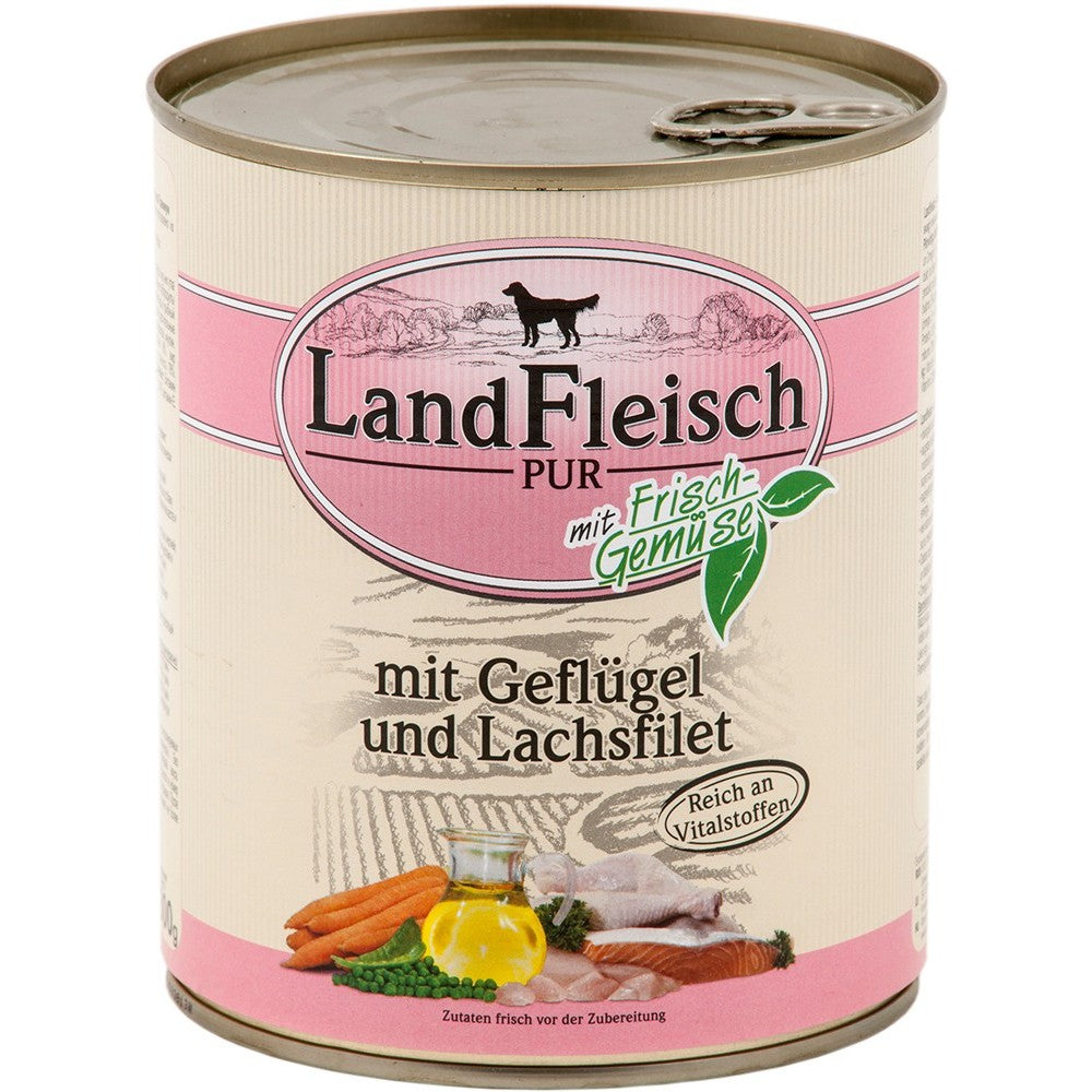 LandFleisch Dog Adult Volaille & Filet de saumon