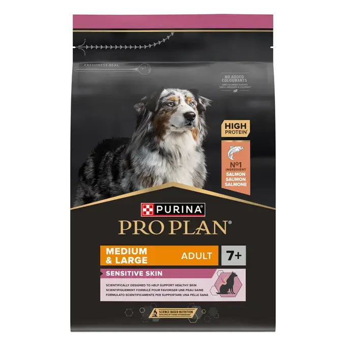 Pro Plan Hund Medium/Groß Adult 7+ Empfindliche Haut