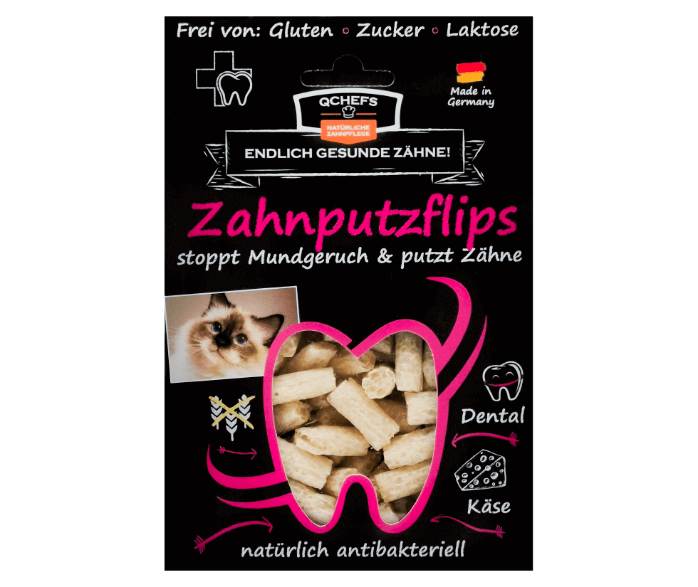 Qchefs Cat Zahnputzflips