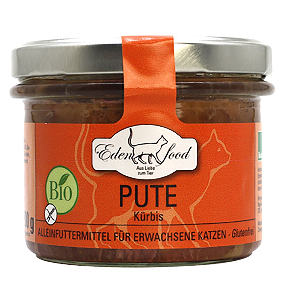 Edenfood Chat Menu Bio Dinde & Citrouille