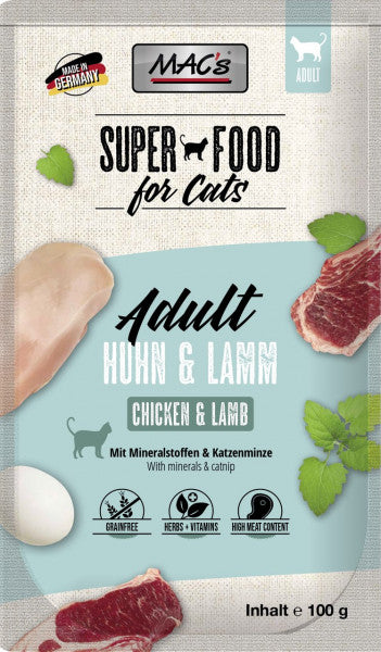 Mac's Cat Pouchpack Poulet & Agneau