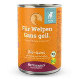 Herrmann's Dog Welpe Bio-Gans mit Kürbis und Kartoffeln