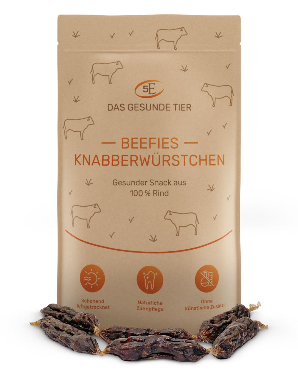 Das Gesunde Tier Beefies Knabberwürstchen