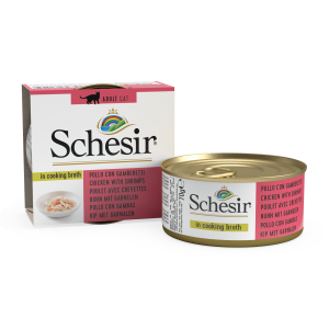 Schesir Katze Brühe Huhn mit Garnelen
