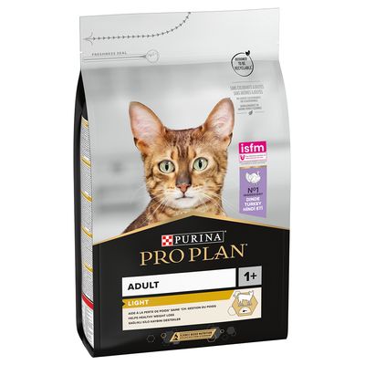 Purina Pro Plan Chat Adulte Opti-Light Dinde