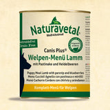 Naturavetal : Menu Chiot Agneau avec Panais et Peat (Moor) Canis Plus
