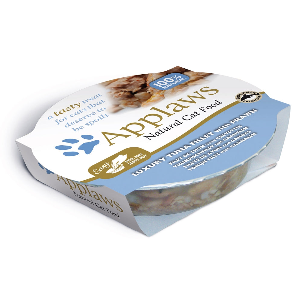 Applaws Katzenfutter Thunfischfilets & Garnelen