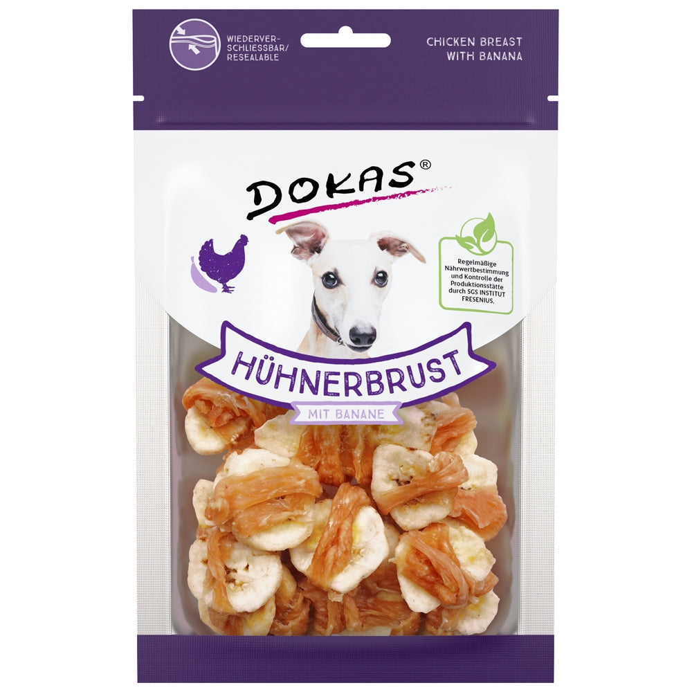 Dokas Dog Poitrine de poulet à la banane