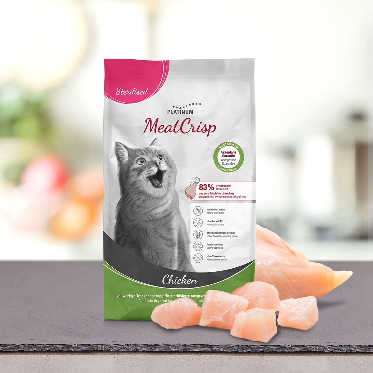 Platinum Katze MeatCrisp Sterilisiert Huhn
