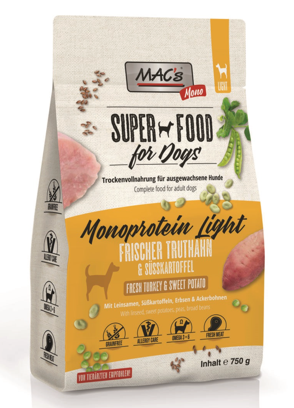 Mac's Dog Monoprotein Light Frischer Truthahn