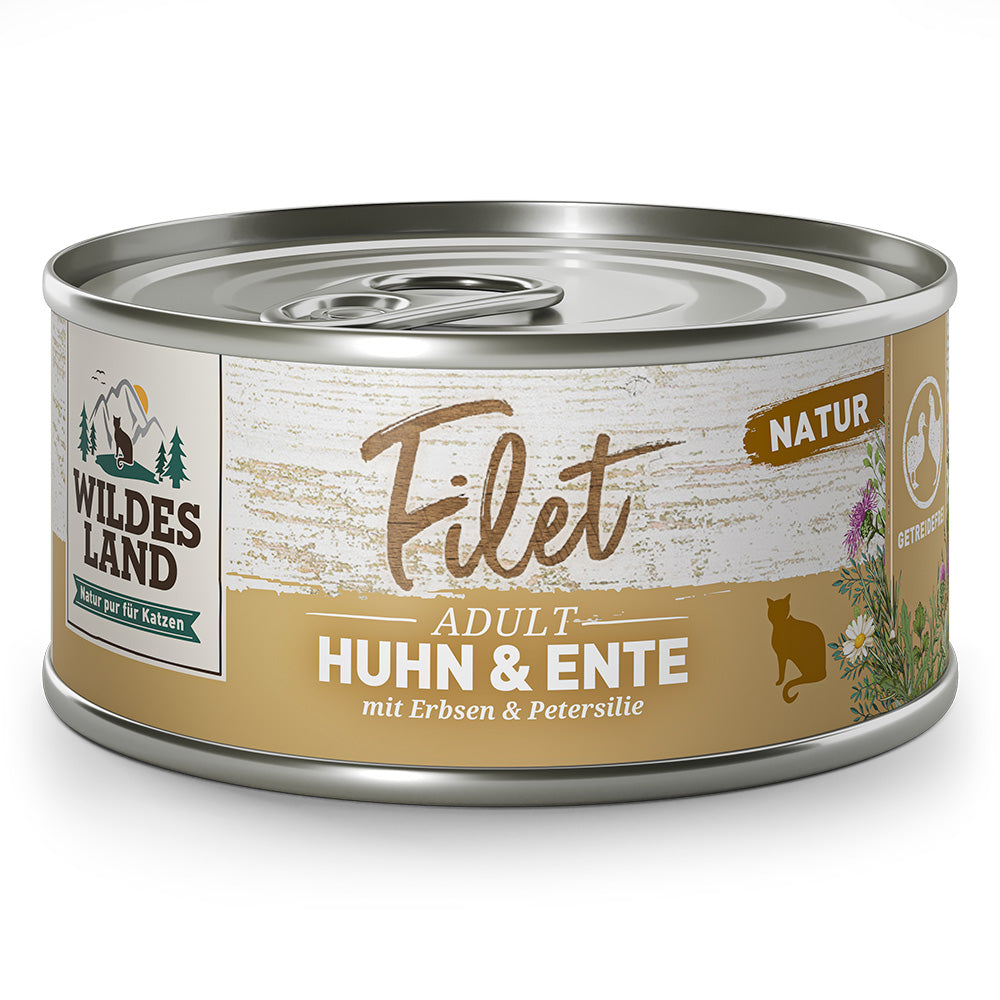Wildes Land : Filet Poulet & Canard avec Petits pois & Persil