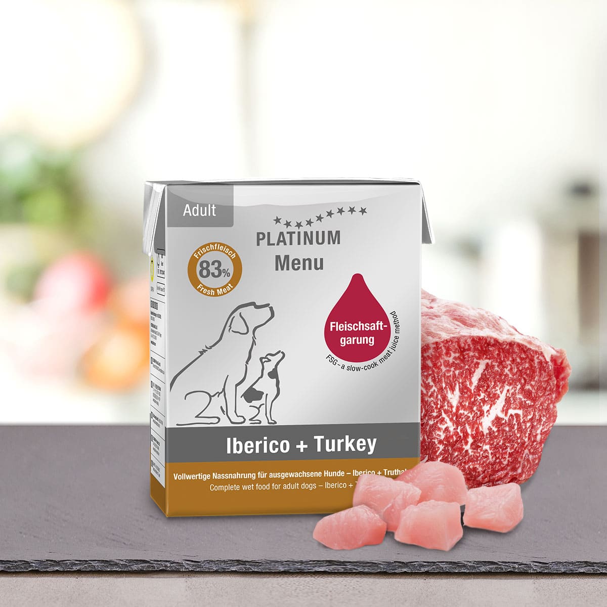 Platinum : Pâtée Chien Adult Iberico & Dinde
