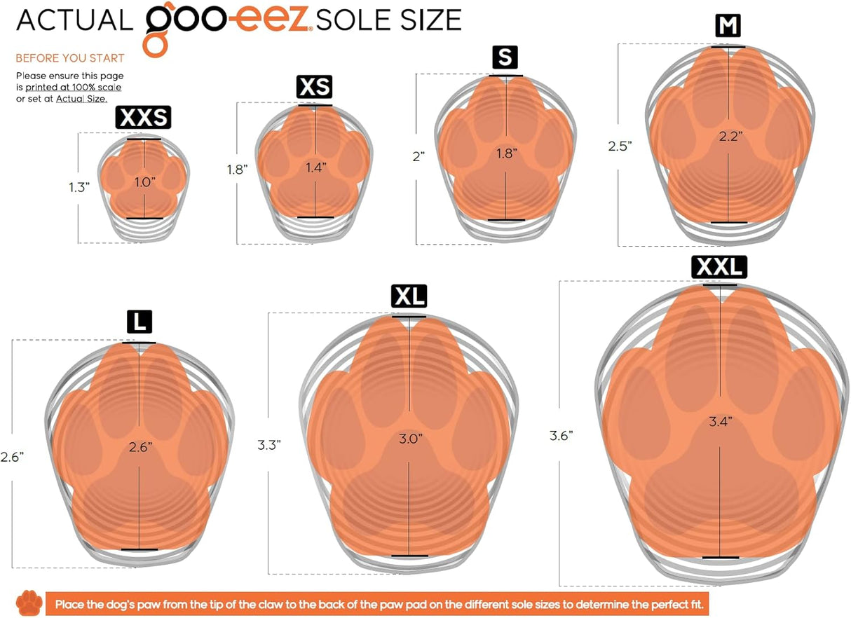 Goo-eez Dog Boots Lites 4 Per Pack