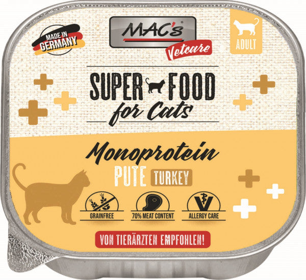 Mac's Cat Vetcare Mono Dinde