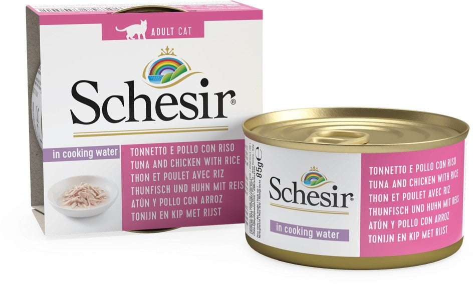 Schesir : Cat Natural Thon, Filet de poulet & Riz