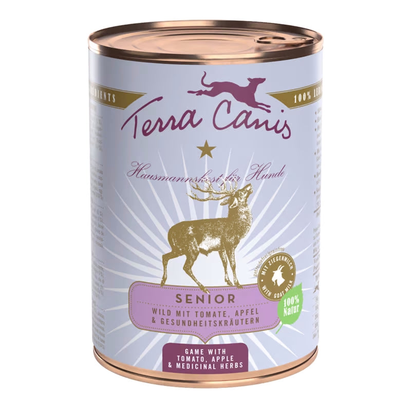 Terra Canis : Senior Gibier, Tomate, Pomme & Herbes de santé