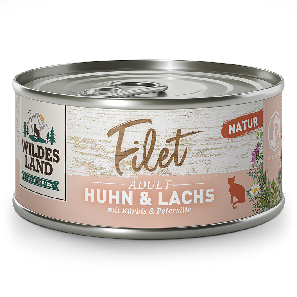 Wildes Land : Filet Poulet & Saumon avec Potiron & Persil