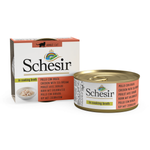 Schesir : Cat Bouillon Poulet & Daurade