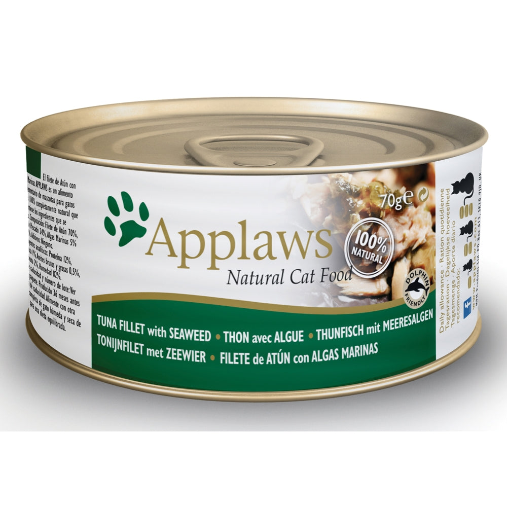 Applaws : Pâtée Chat Adulte Filets de thon & Algues