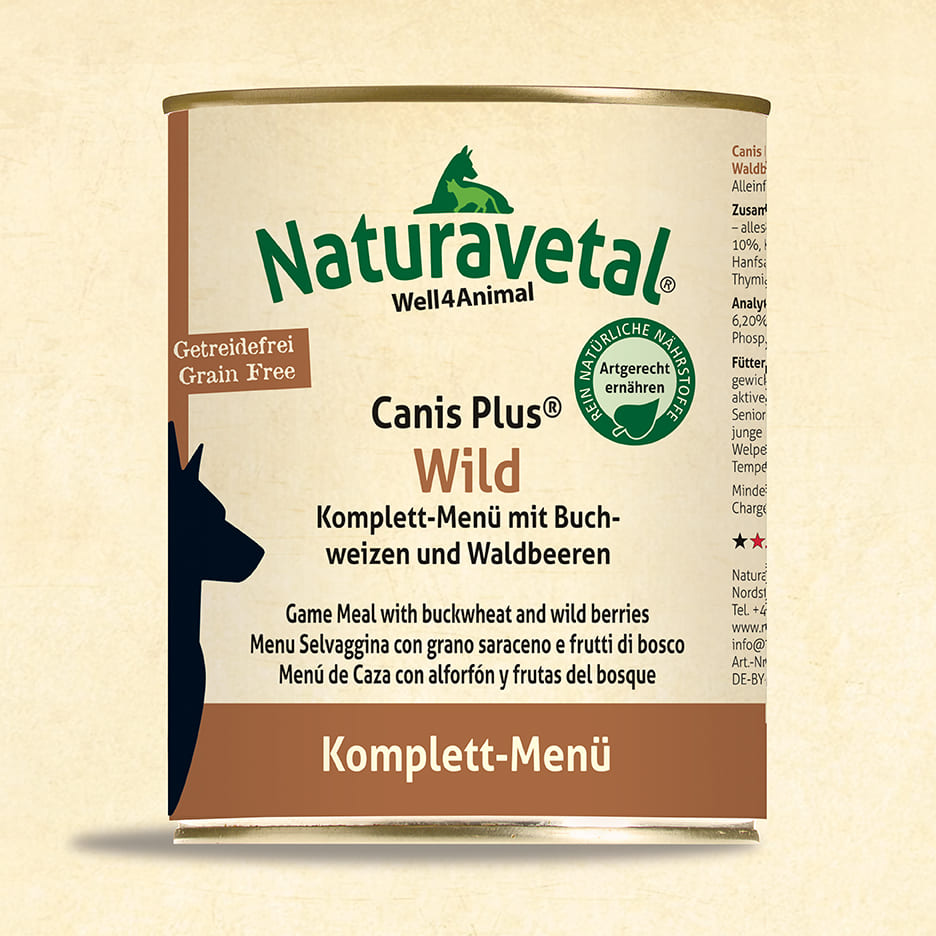 Naturavetal : Menu Complet Gibier Canis Plus