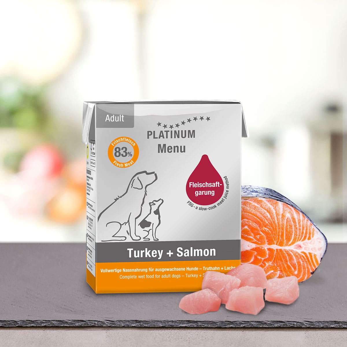 Platinum : Pâtée Chien Adult Dinde & Saumon