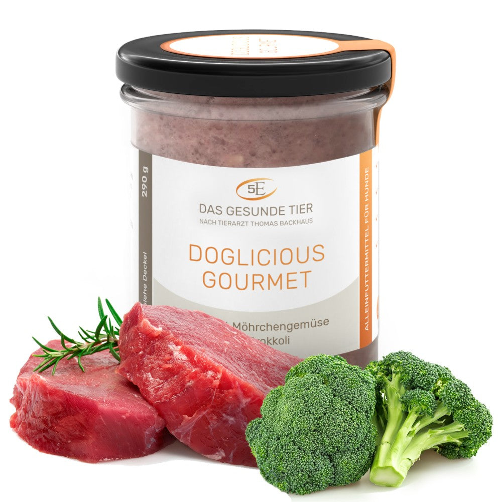 Das Gesunde Tier Doglicious Gourmet Rind mit Möhrchengemüse & Brokkoli
